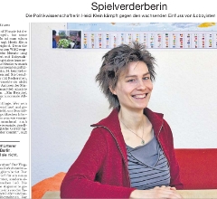 Ausschnitt aus dem Artikel "Spielverderberin", SZ vom 29.5.2012