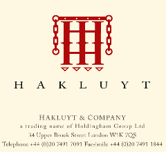 Screenshot der Webseite von Hakluyt & Company, 10. Jan 2013