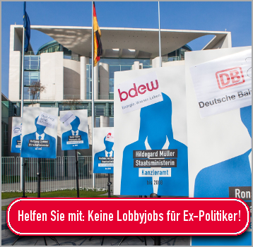 Keine Lobbyjobs für Politiker