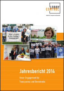 2014 Jahresbericht Lobbycontrol