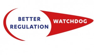 Das Bild zeigt das Logo des neuen zivilgesellschaftlichen Bündnisses "Better Regulation Watchdog."