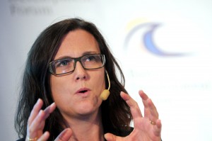 Das Bild zeigt EU-Handelskommissarin Cecilia Malmström.