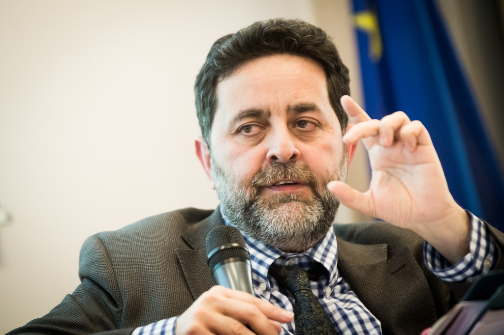 EU-TTIP-Chefverhandler Bercero bei unserer öffentlichen Veranstaltung zu TTIP im April 2015 in Brüssel.