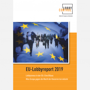 EU Lobbyreport 2019 - Titelseite