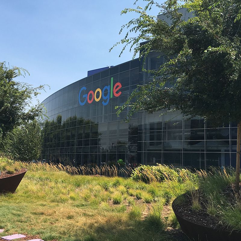 Google Zentrale in Mountain View, Kalifornien