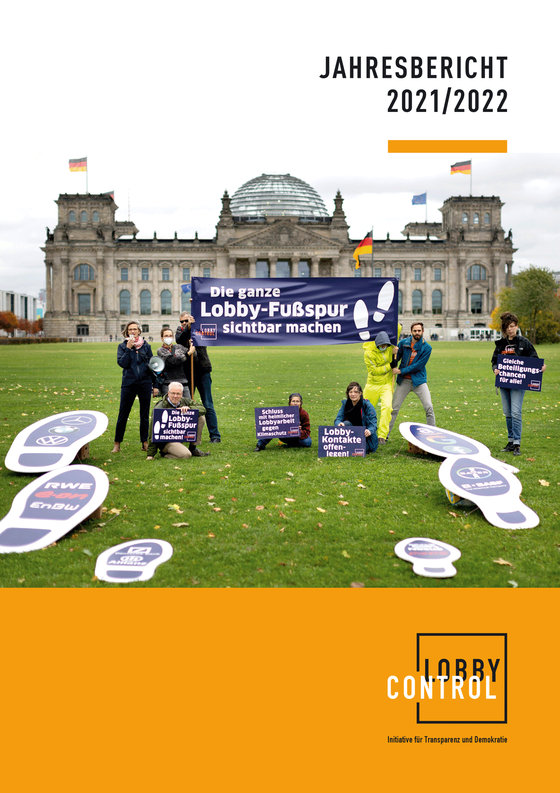 Cover des Jahresberichtes 2021/22