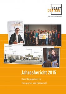 Jahresbericht 2015 von LobbyControl