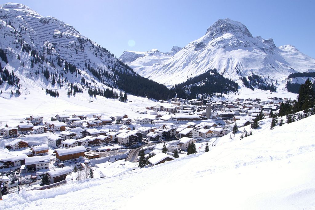 Tagungsort von Oettingers Mini-Davos: Das österreichische Skiparadies Lech am Arlberg