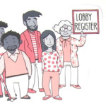 Bürger demonstrieren für ein Lobbyregister