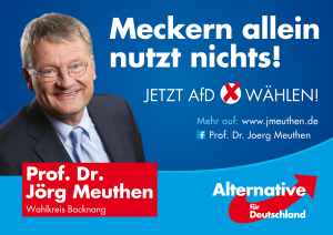 Plakat der Goal AG fuer Meuthen 2016, Quelle jmeuthen.de