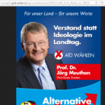 Wahlplakat fürMeuthen auf Server der Goal-AG, Dez 2015