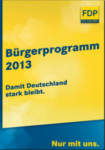 Wahlprogramm FDP