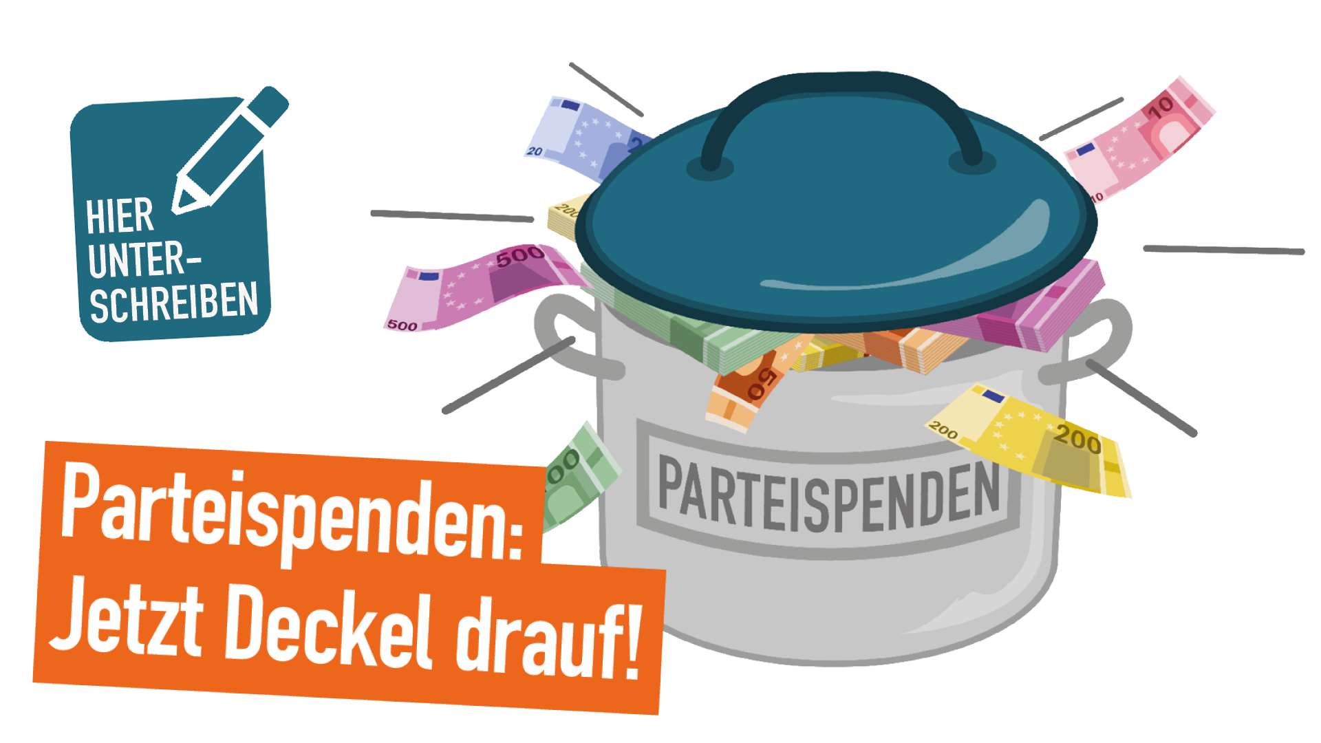 Parteispenden: Jetzt Deckel drauf!