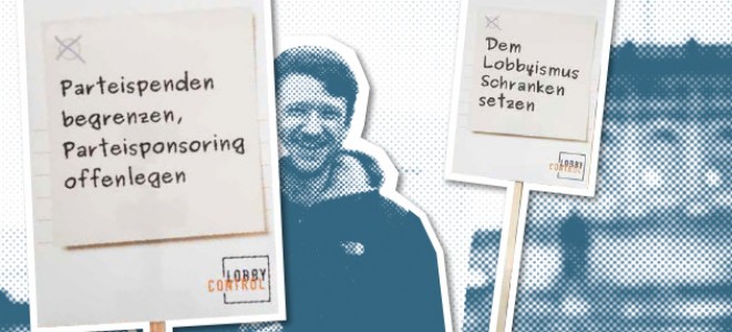 Das Foto zeigt Imke Dierßen und Timo Lange bei der Vorstellung des Lobbyreports 2015.