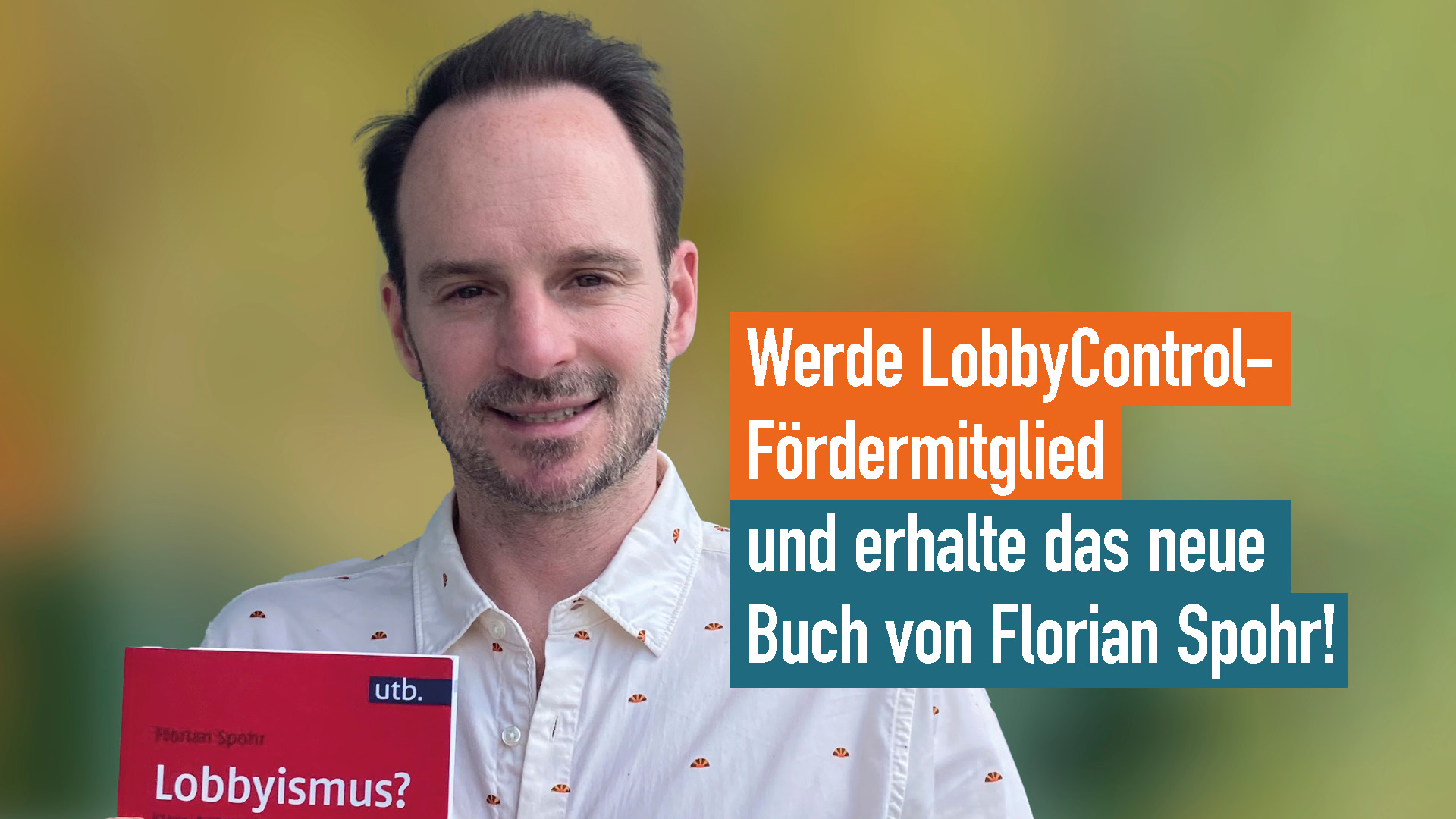 Florian Spohr, Autor von "Lobbyismus?"
